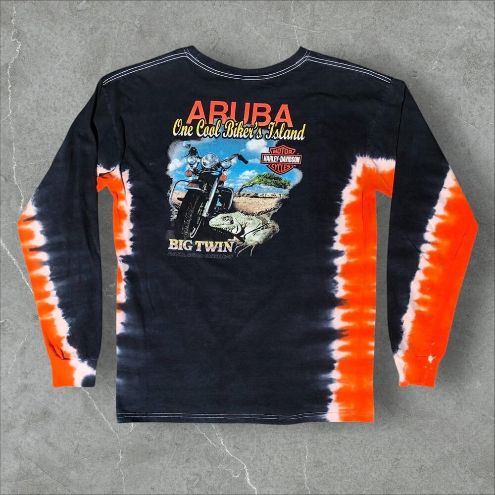 1998 Harley Davidson Tie Dye Long Sleeve